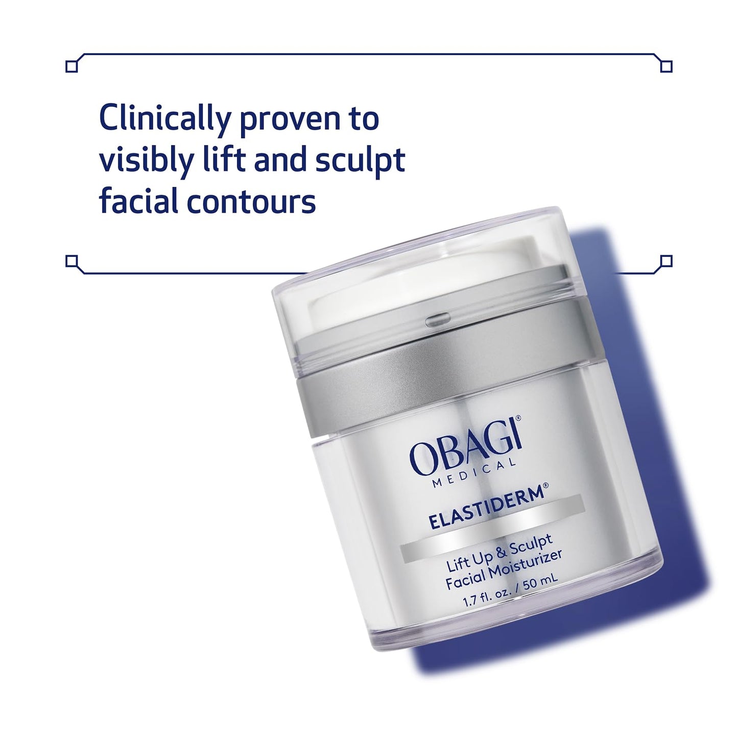 Obagi ELASTIDERM Lift Up & Sculpt Facial Moisturizer and Eye Cream Set – Clinically Proven Anti-Aging Face Cream 1.7oz & Lightweight Eye Cream .5oz Help Reduce the Appearance of Fine Lines & Wrinkles